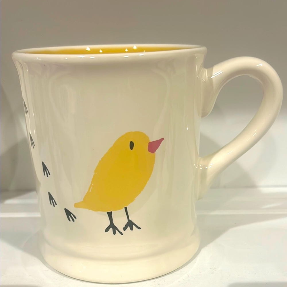 NWT Magenta Charming Yellow Chick Mug